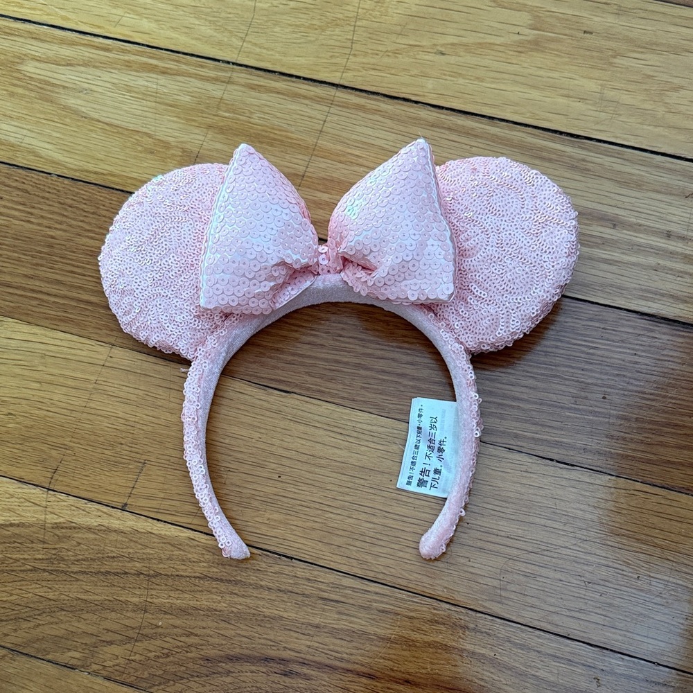Pink Sequin Minnie Ears (Disney Parks 2019 Edition)